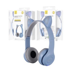AURICULARES BLUETOOTH OREJAS DE GATO ONEPLUS NC3183 AZ BTS/FM/TF/AUDIO 200MAH (2301835) AZUL AURICULARES BLUETOOTH OREJAS DE GATO ONEPLUS NC3183 AZ BTS/FM/TF/AUDIO 200MAH (2301835) AZUL